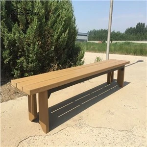 Panche da giardino in plastica riciclata