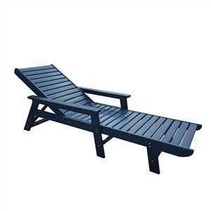 Chaise longue in HDPE